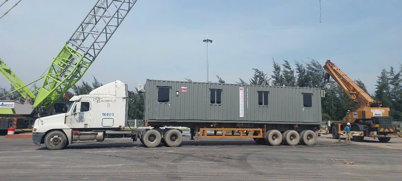 AMECC hire Office Containers for Modular Project