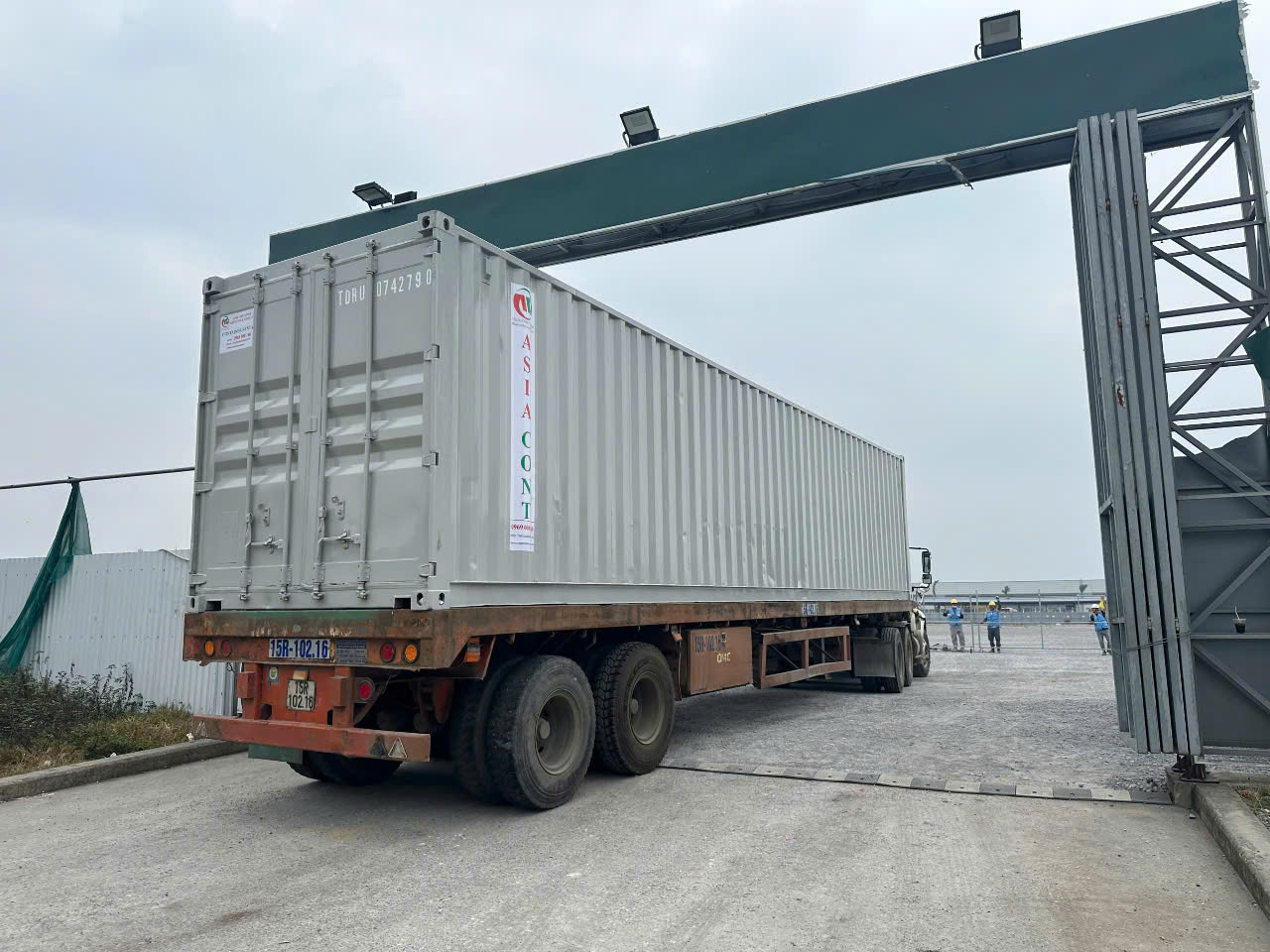 Asia Container contributes a small part with the construction contractor at Trang Due Industrial Park, Hai Phong